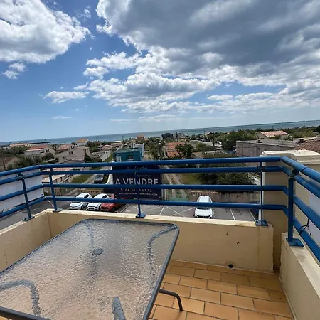Panoramic 180 Terrace With Sea And Pond Views Apartment Frontignan